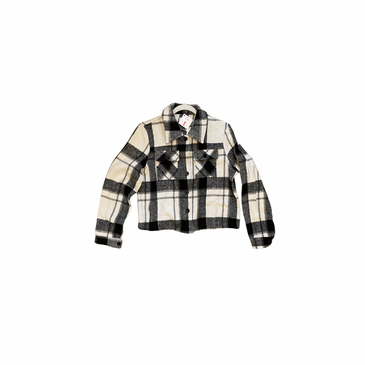 The Lori Casual Plaid Pattern Pocket Jacket